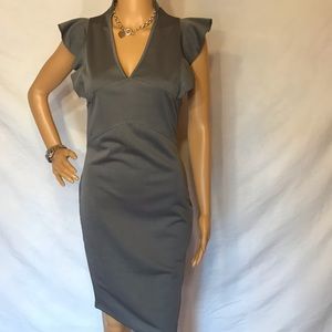 NWOT Gray Fitted Dress